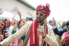 Indian groom at his baraat celebration capture. Indian groom at his baraat celebration capture.