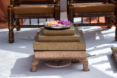 Indian wedding sacred fire table . Indian wedding sacred fire table .