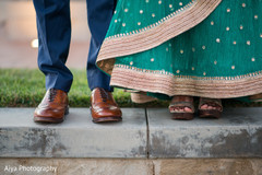 Indian couple closeup capture of reception shoes. Indian couple closeup capture of reception shoes.