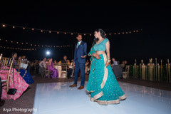 Indian lovebirds having their first dance. Indian lovebirds having their first dance.