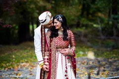 Maharani posing with Indian groom Maharani posing with Indian groom