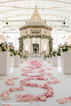 Dreamy indian wedding ceremony decor. Dreamy indian wedding ceremony decor.