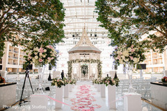 Majestic indian wedding ceremony venue decor. Majestic indian wedding ceremony venue decor.