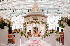 Marvelous capture of Indian groom at mandap waiting for bride. Marvelous capture of Indian groom at mandap waiting for bride.