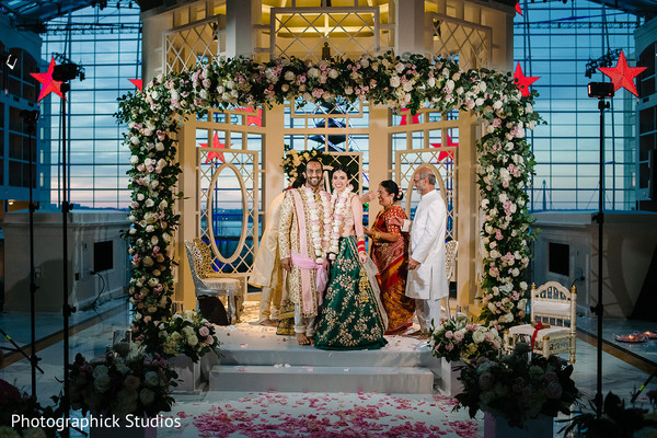 Unique Indian wedding ceremony.