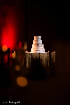 Elegant Indian wedding reception cake. Elegant Indian wedding reception cake.
