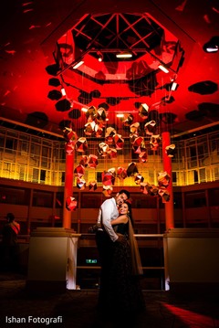 Glamorous Indian bride and groom portrait. Glamorous Indian bride and groom portrait.