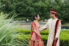 Romantic moment between the couple Romantic moment between the couple