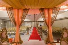 Indian wedding stage decor detail Indian wedding stage decor detail