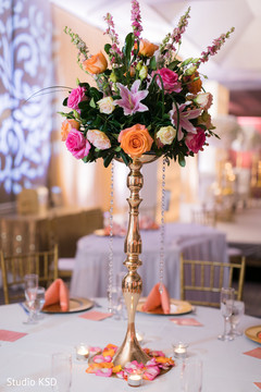 Beautiful floral arrangement on the table Beautiful floral arrangement on the table
