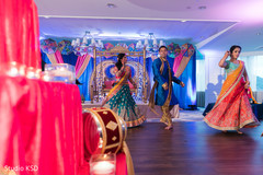 Indian couple performing Indian couple performing