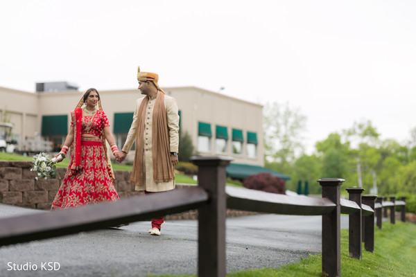 Beautiful Indian couple's photo session.