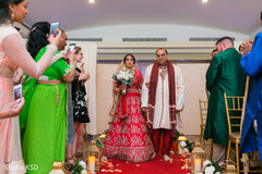 Indian brides entrance to wedding ceremony unforgettable moment. Indian brides entrance to wedding ceremony unforgettable moment.