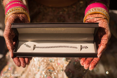 Maharani showing a detail of her jewelry Maharani showing a detail of her jewelry