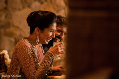 Joyful Indian bride and groom's capture. Joyful Indian bride and groom's capture.