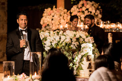 Indian groomsmen at wedding reception speech time. Indian groomsmen at wedding reception speech time.