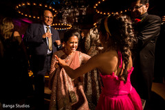 Maharani dancing with flower girl. Maharani dancing with flower girl.