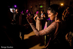 Maharani dancing at reception. Maharani dancing at reception.