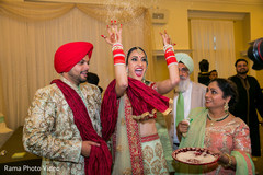 Cheerful indian bride Cheerful indian bride
