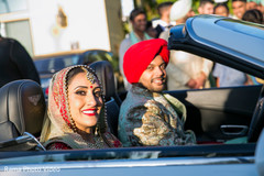 Lovely indian couple exiting their ceremony Lovely indian couple exiting their ceremony