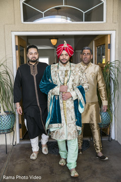 Indian groom ready for baraat Indian groom ready for baraat