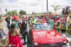 Joyful indian wedding baraat procession Joyful indian wedding baraat procession