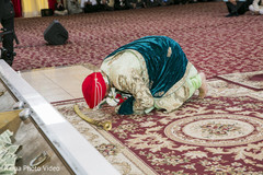 Indian groom praying Indian groom praying