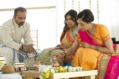Maharani at her haldi preparation ritual. Maharani at her haldi preparation ritual.
