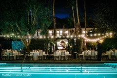 Amazing lightning decor for the reception Amazing lightning decor for the reception