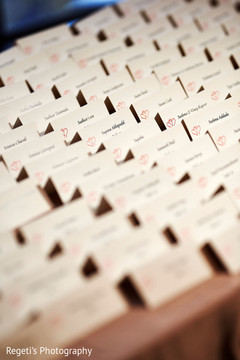 Indian wedding seating cards setup. Indian wedding seating cards setup.