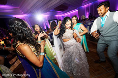 Upbeat Indian bride and groomsmen dance. Upbeat Indian bride and groomsmen dance.