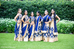 Lovely Indian bridesmaids posing out doors. Lovely Indian bridesmaids posing out doors.