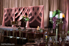 Stunning Indian wedding reception table decor. Stunning Indian wedding reception table decor.