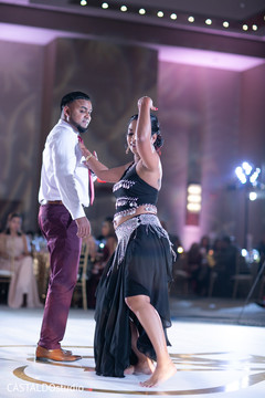 Indian wedding reception dance performance. Indian wedding reception dance performance.