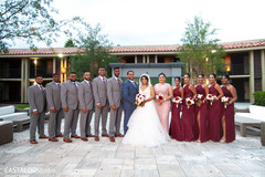 Lovely Indian couple with bridesmaids and groomsmen capture. Lovely Indian couple with bridesmaids and groomsmen capture.