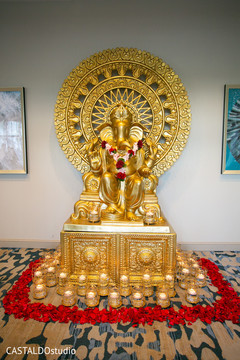 Stunning Indian wedding Ganesha Puja statue. Stunning Indian wedding Ganesha Puja statue.