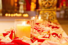 Dreamy Indian wedding ceremony aisle candle decor. Dreamy Indian wedding ceremony aisle candle decor.