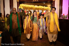 Indian bride making her gran entrance Indian bride making her gran entrance