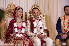 Indian couple at their wedding ceremony capture. Indian couple at their wedding ceremony capture.