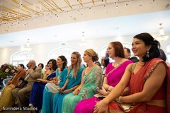 Indian bridesmaids at ceremony capture. Indian bridesmaids at ceremony capture.