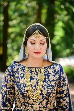 Indian bride's makeup details Indian bride's makeup details