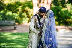 Maharani kissing the Raja Maharani kissing the Raja