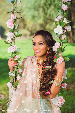 Dazzling indian bride posing for photoshoot Dazzling indian bride posing for photoshoot
