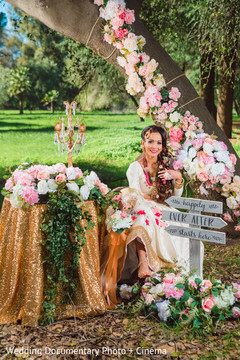 Marvelous indian bride posing for photoshoot Marvelous indian bride posing for photoshoot
