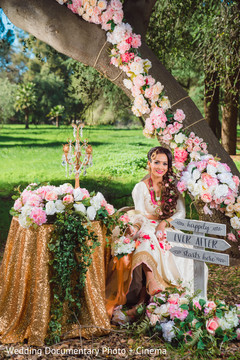 Lovely indian bride hair look Lovely indian bride hair look
