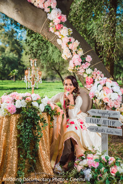 Dazzling indian bride posing for photoshoot Dazzling indian bride posing for photoshoot
