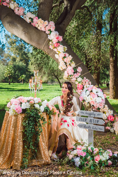 Indian bride in white wedding lengha Indian bride in white wedding lengha