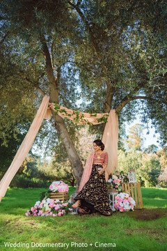 Indian bride reception style Indian bride reception style