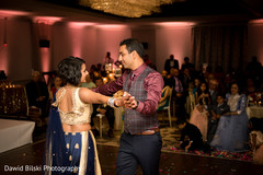 Indian bride and groom at the reception Indian bride and groom at the reception