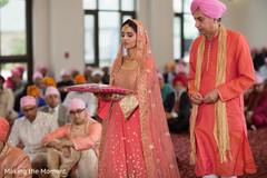 Indian bride making her grand entrance Indian bride making her grand entrance